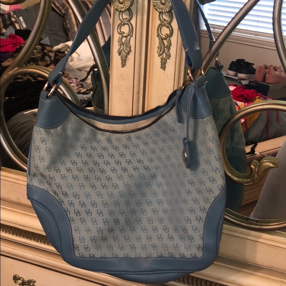 Blue Dooney & Bourke hand bag purse
